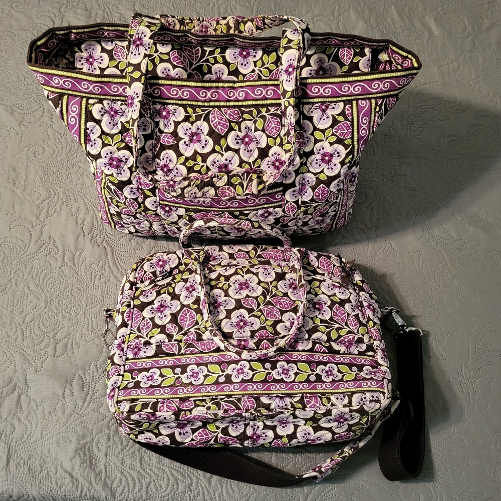 Vera Bradley Plum Petals Bundle